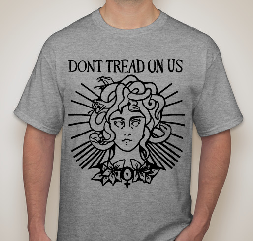 Don't Tread on Medusa Fundraiser - unisex shirt design - front