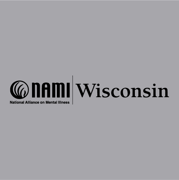 NAMI Wisconsin- Embrace Your Happy shirt design - zoomed