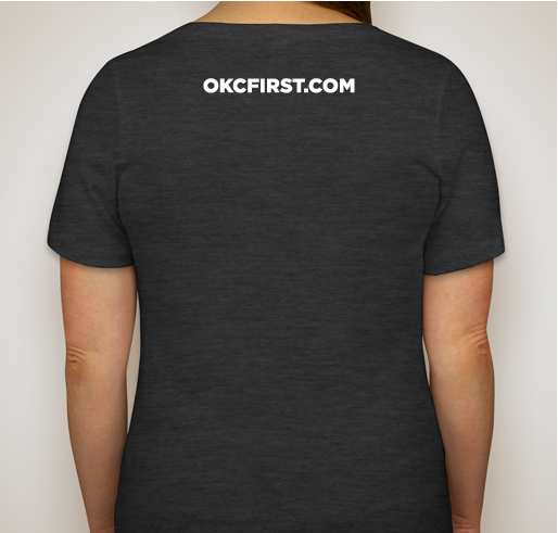Classic OKC First T-Shirt Fundraiser - unisex shirt design - back