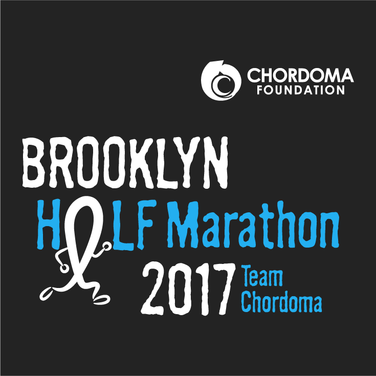 Support the Chordoma Foundation Runners at the Brooklyn Half Marathon! shirt design - zoomed