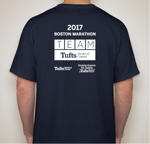 Team Tufts MC 2017 Fundraiser - unisex shirt design - back