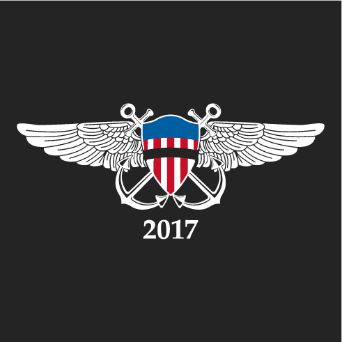 2017 USCG Aviation Memorial Workout to Remember shirt design - zoomed