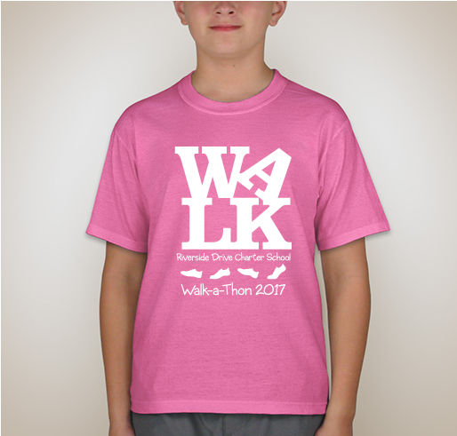 Walk-a-Thon T-Shirt Fundraiser - unisex shirt design - back