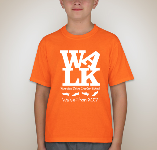 Walk-a-Thon T-Shirt Fundraiser - unisex shirt design - back