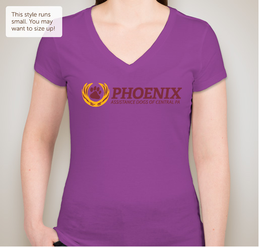 Phoenix Assistance Dogs Golden Love T-Shirts Fundraiser - unisex shirt design - front