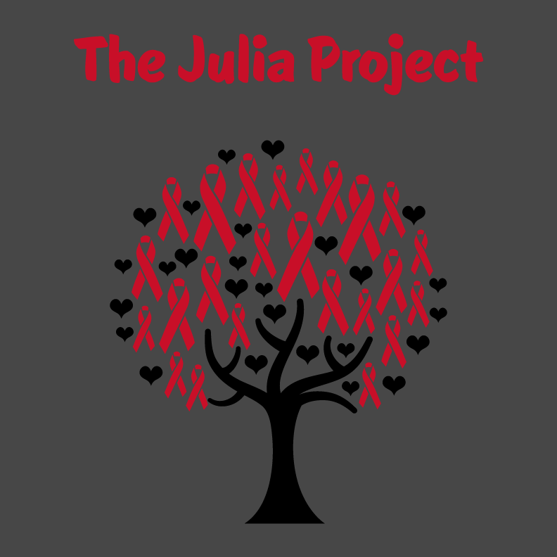 The Julia Project shirt design - zoomed