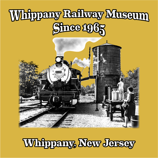Whippany Railway Museum Fundraiser shirt design - zoomed