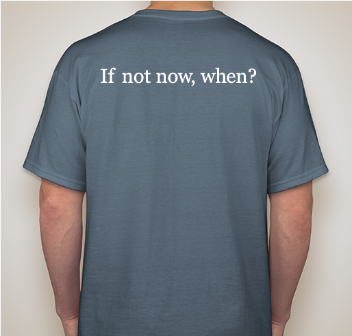 Havurah: If Not Now, When? Fundraiser - unisex shirt design - back