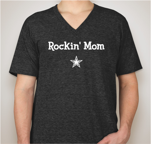 DSDN Rockin' Mom Apparel - 2017 spring Fundraiser - unisex shirt design - front