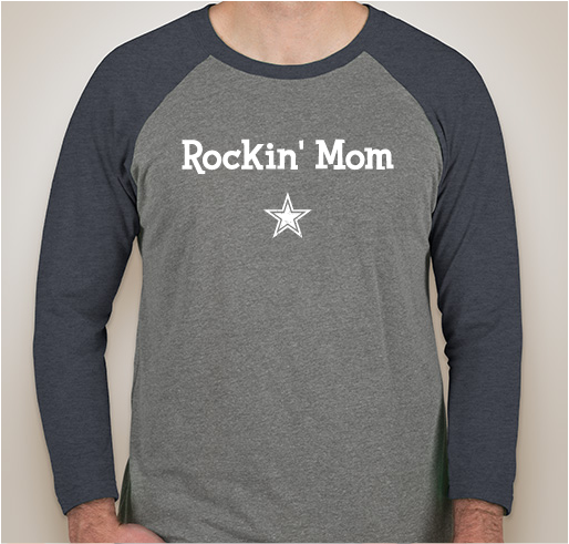 DSDN Rockin' Mom Apparel - 2017 spring Fundraiser - unisex shirt design - front