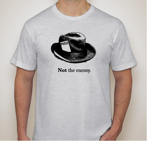 We are not the enemy Fundraiser - unisex shirt design - front