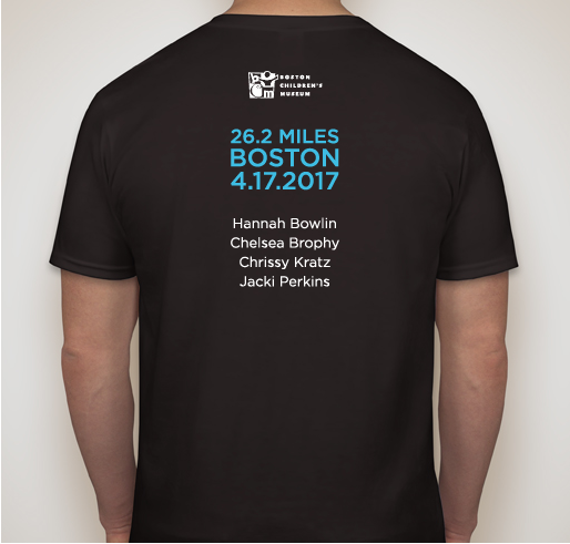 Boston Children's Museum 2017 Marathon Team Fundraiser - unisex shirt design - back