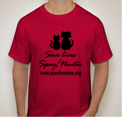 Spay It Forward Fundraiser - unisex shirt design - front