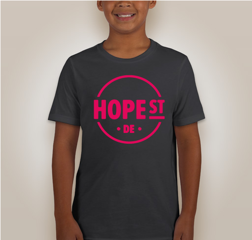 Supporting Hope Street in Style Fundraiser - unisex shirt design - back
