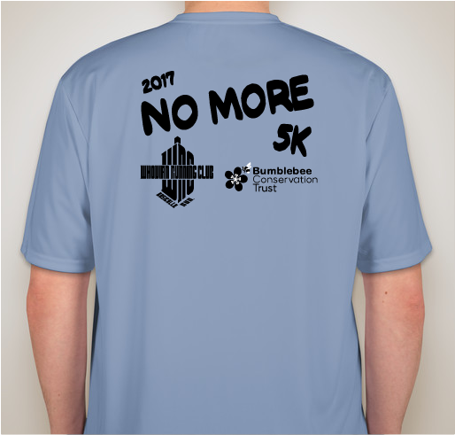 No More 5K Fundraiser - unisex shirt design - back