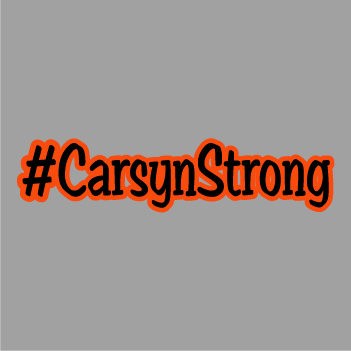Carsyn Guyer's fight Against Leukemia shirt design - zoomed