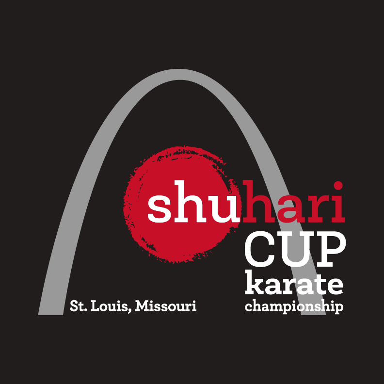 2017 Shuhari National Karate Tournament shirt design - zoomed