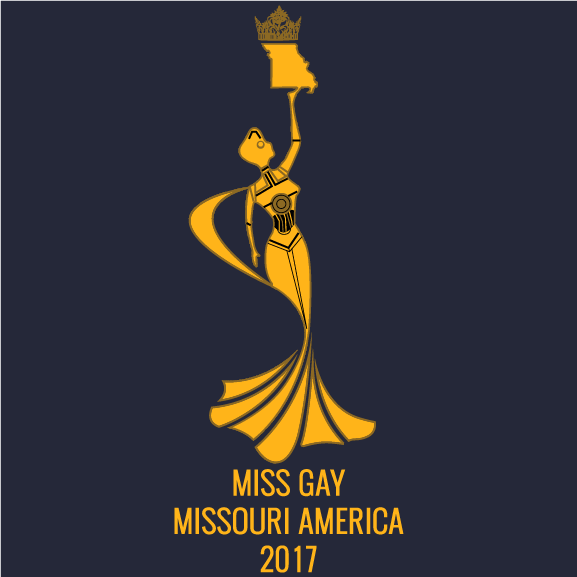 Miss Gay Missouri America 2017 Official T Shirt shirt design - zoomed
