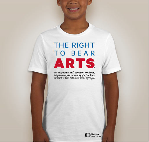 Right To Bear Arts Campaign Fundraiser - unisex shirt design - back