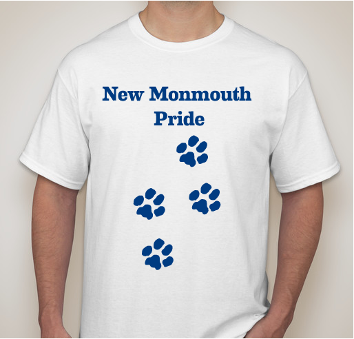 New Monmouth Pride 2017 Fundraiser - unisex shirt design - front