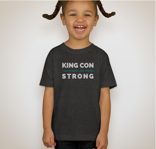 King Con Strong Fundraiser - unisex shirt design - front
