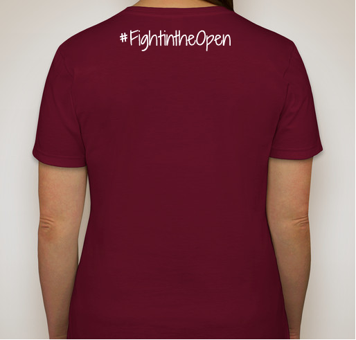 Fight in the Open With Mental Health America Fundraiser - unisex shirt design - back