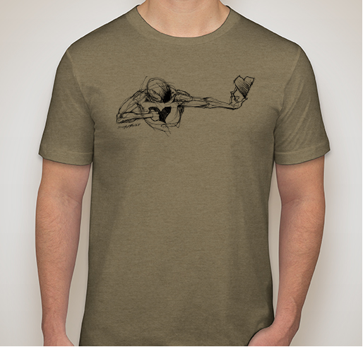 Fight in the Open With Mental Health America Fundraiser - unisex shirt design - front