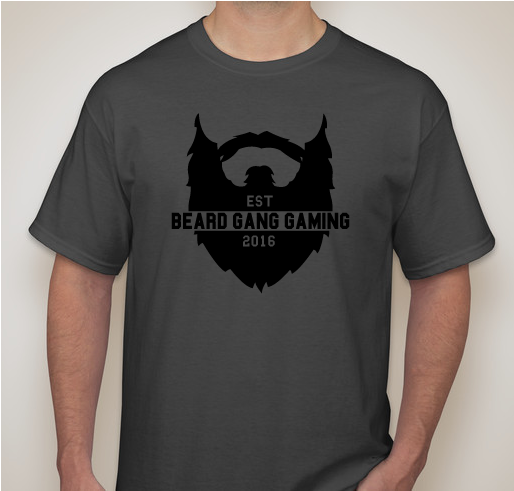 Beard Gang Gaming Funding Fundraiser - unisex shirt design - front
