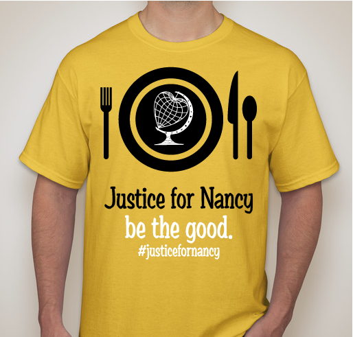 Justice for Nancy 2017 T-Shirts Fundraiser - unisex shirt design - front