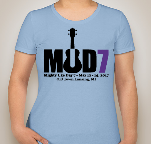 Mighty Uke Day 7 Fundraiser Shirt Fundraiser - unisex shirt design - front