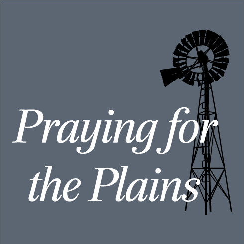 Praying for the Plains shirt design - zoomed