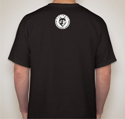 Wolfwatcher Fundraiser - unisex shirt design - back