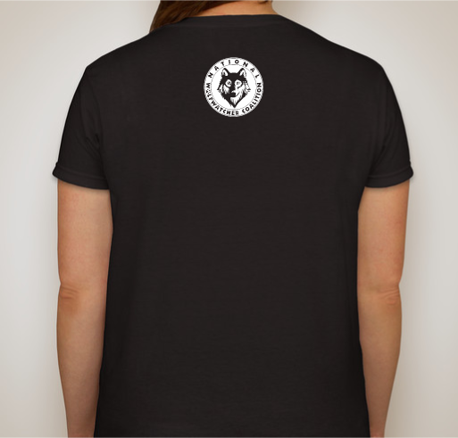 Wolfwatcher Fundraiser - unisex shirt design - back