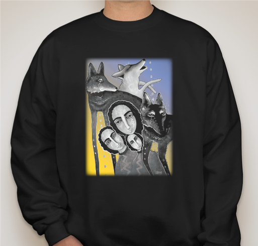 Wolfwatcher Fundraiser - unisex shirt design - front