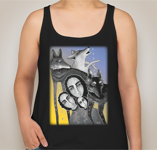 Wolfwatcher Fundraiser - unisex shirt design - front