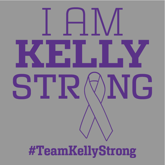 Kelly Strong PMC Fundraiser shirt design - zoomed