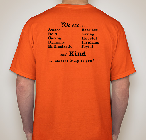 Kindness Day 2017 Fundraiser - unisex shirt design - back