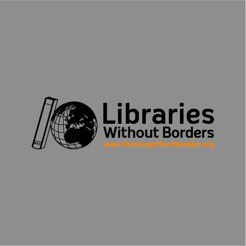 Read, Write, Resist! for Libraries Without Borders/ Bibliothèques Sans Frontières (BSF) shirt design - zoomed