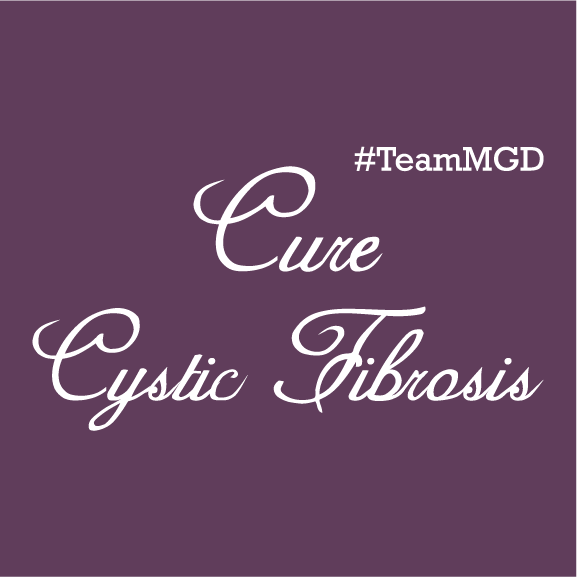 Cystic Fibrosis Foundation - 2017 Great Strides 5K - Team MGD shirt design - zoomed