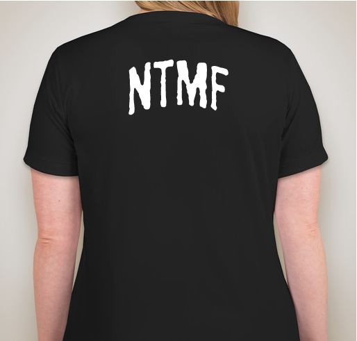 #NTMF (Clean) Not Today racing tek shirt with GPS design Fundraiser - unisex shirt design - back