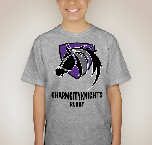 Charm City Knights Supporters! Fundraiser - unisex shirt design - back