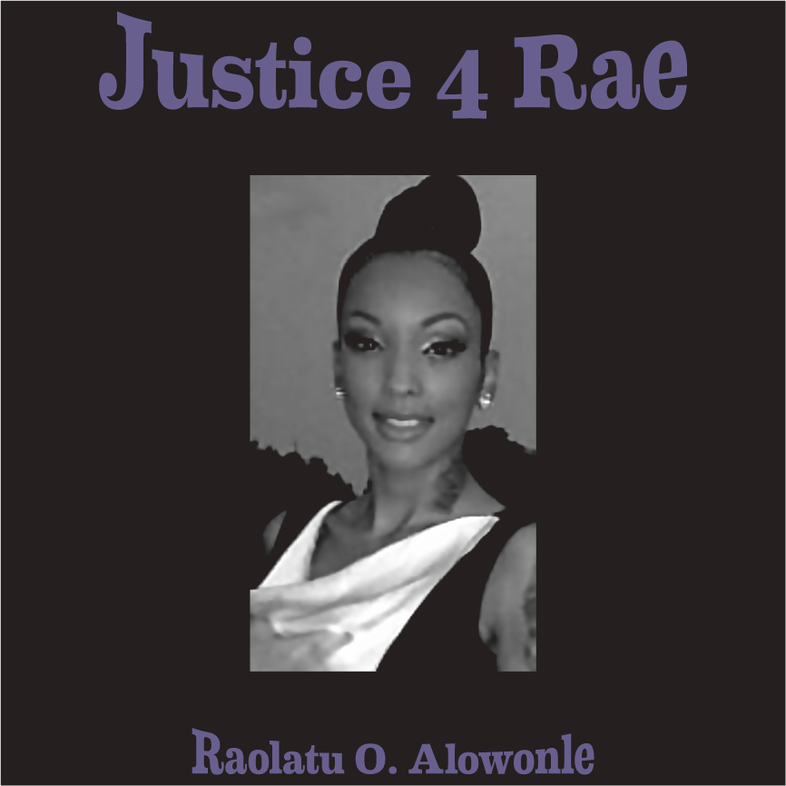 Justice For Rae T-Shirts shirt design - zoomed
