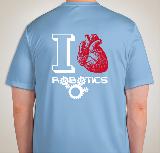 YSCP Robotics Shirt Sale Fundraiser - unisex shirt design - back