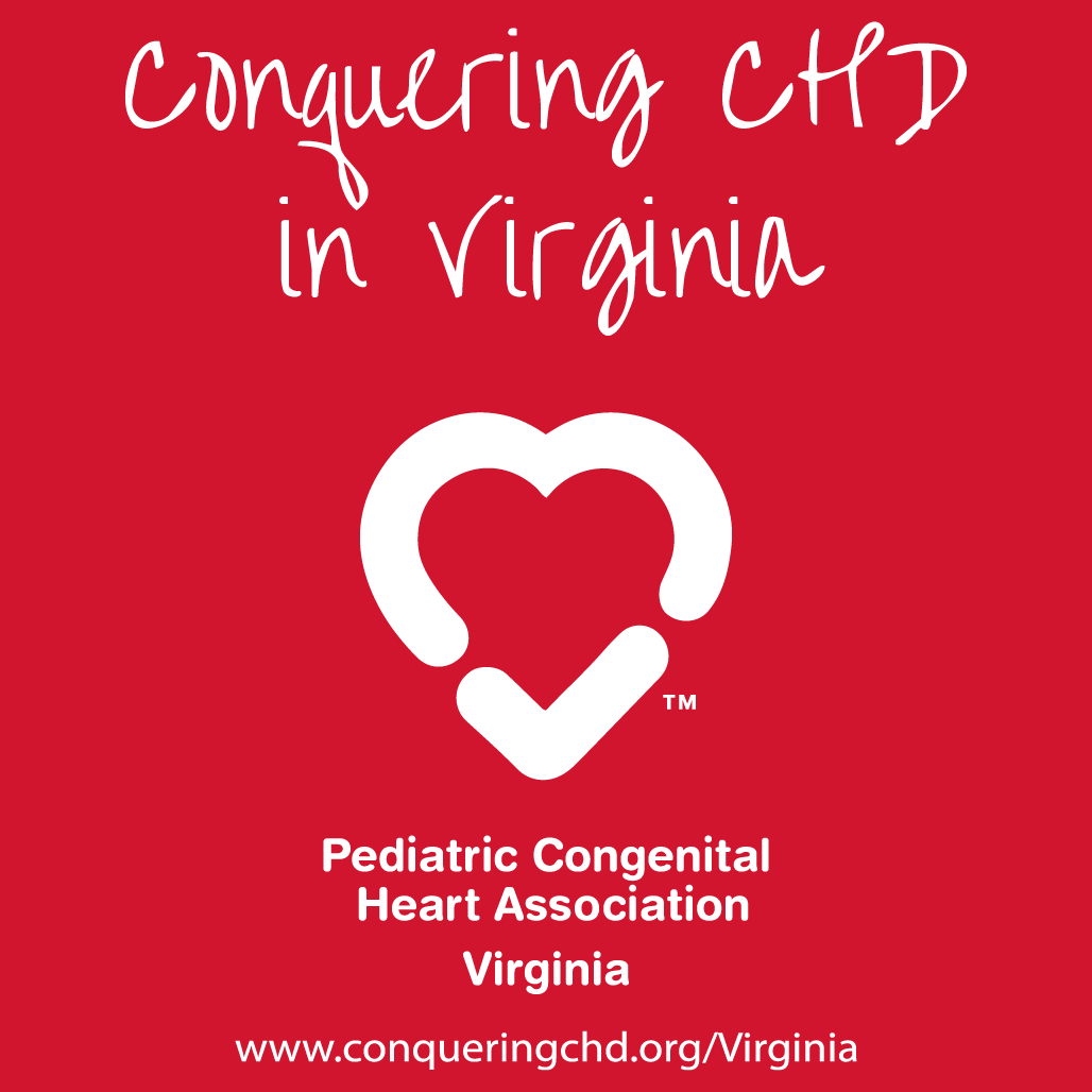 Conquering CHD in Virginia! shirt design - zoomed