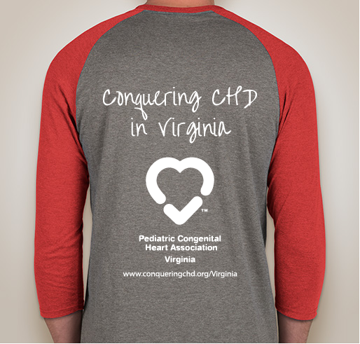 Conquering CHD in Virginia! Fundraiser - unisex shirt design - back