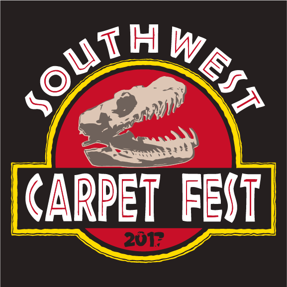 2017 Southwest Carpet Fest Promo Tee shirt design - zoomed