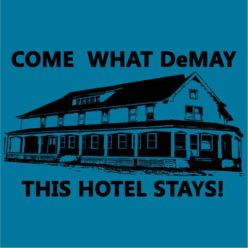 Save the Hotel DeMay! shirt design - zoomed