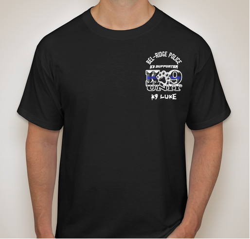 Support for K9 Luke Fundraiser - unisex shirt design - small