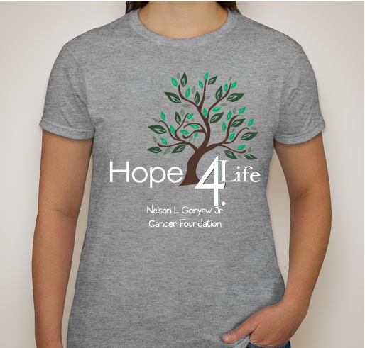 The Nelson L. Gonyaw Jr. Cancer Foundation Promotional Fundraising Launch Fundraiser - unisex shirt design - front